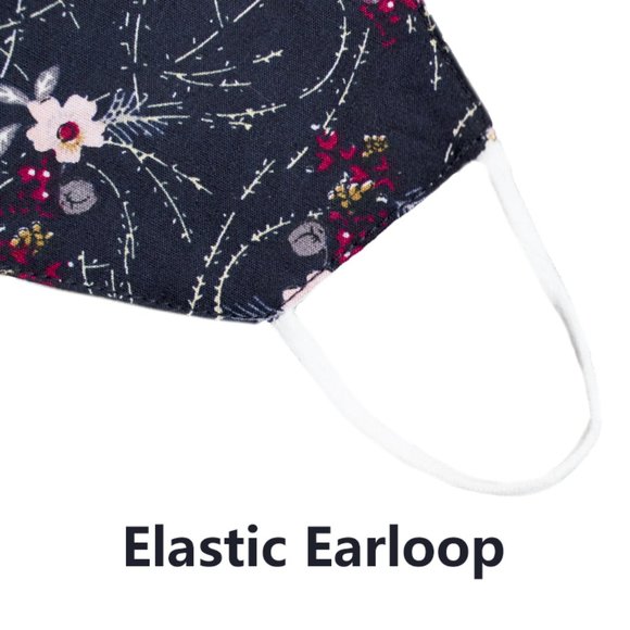 Adult cherry blossom summer face mask with filter - Picture 3 of 8